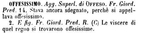offesissimo