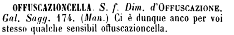 offuscazioncella