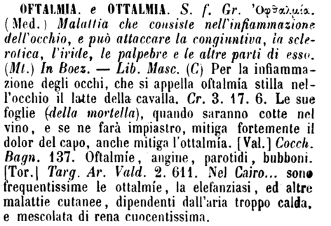 oftalmia