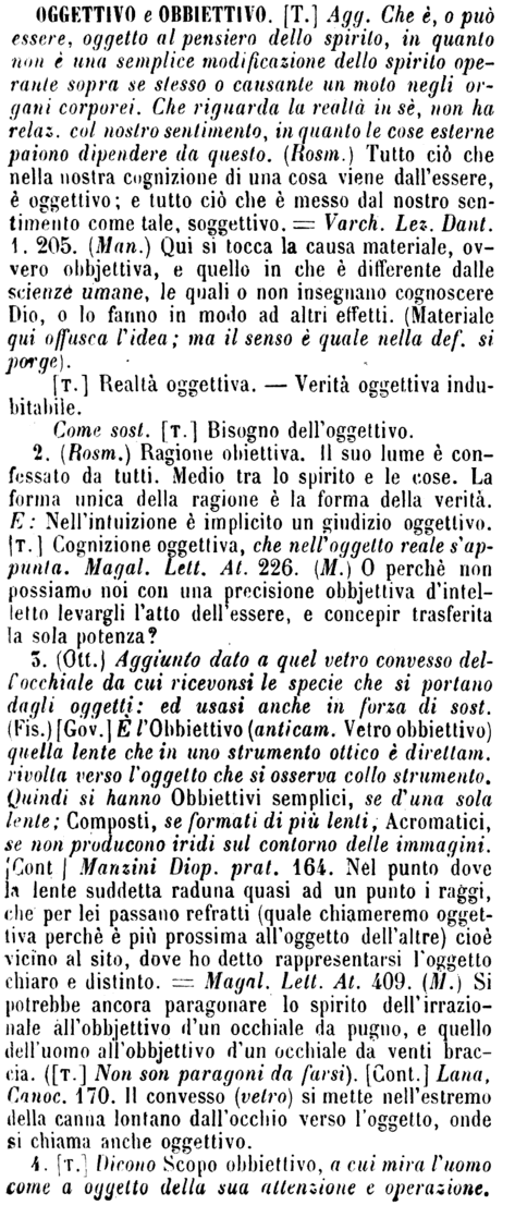 oggettivo