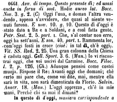 oggi