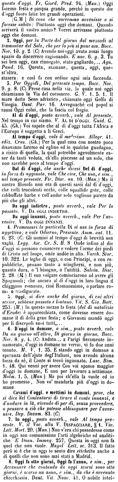 oggi