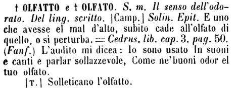 olfatto
