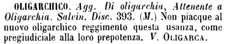 oligarchico