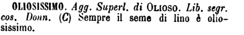oliosissimo