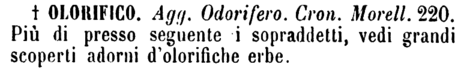 olorifico