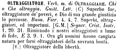 oltraggiatore