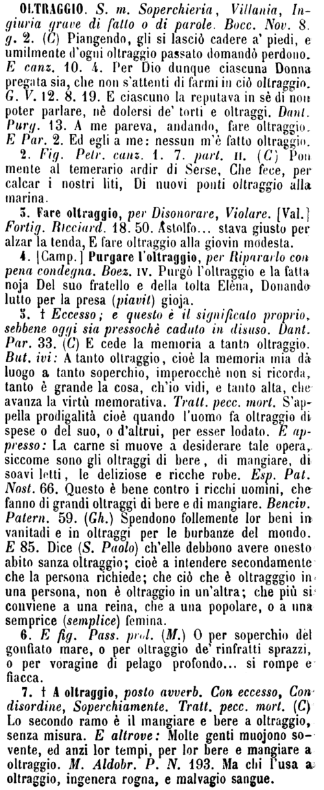oltraggio