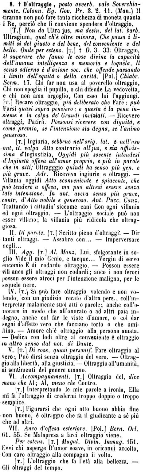 oltraggio