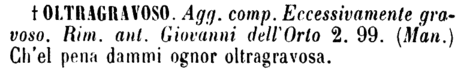 oltragravoso
