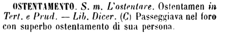 ostentamento