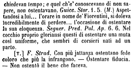ostentare