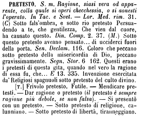pretesto