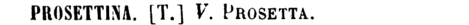 prosettina
