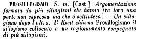 prosillogismo