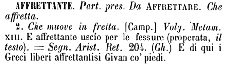 affrettante