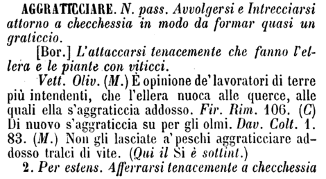 aggraticciare