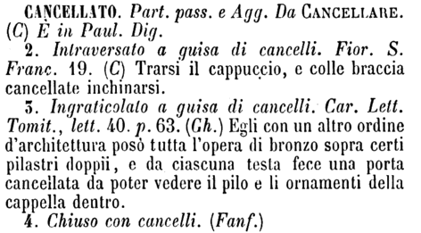 cancellato