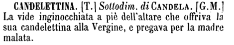 candelettina