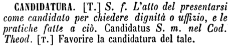 candidatura