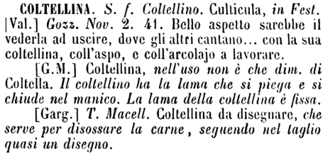 coltellina