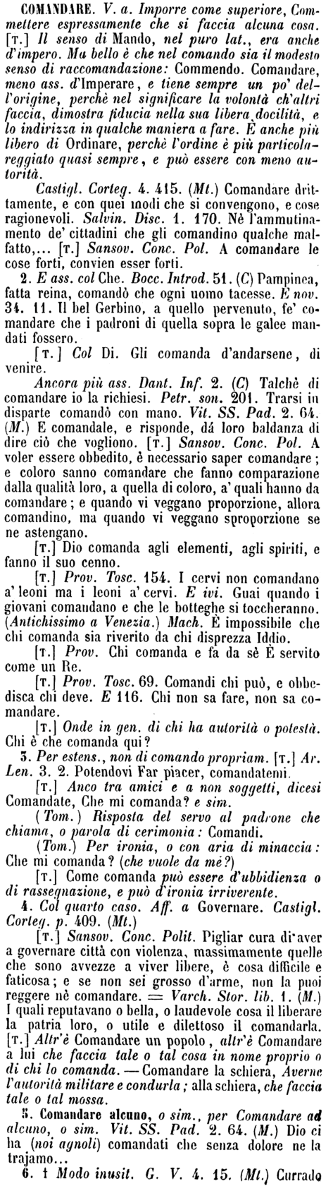 comandare