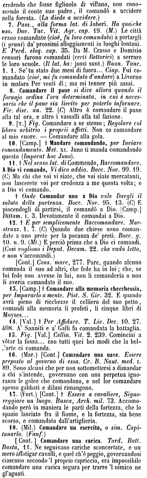 comandare