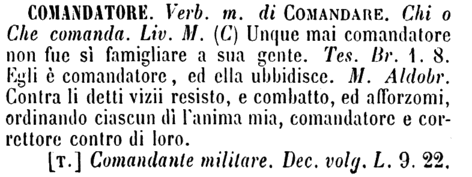 comandatore