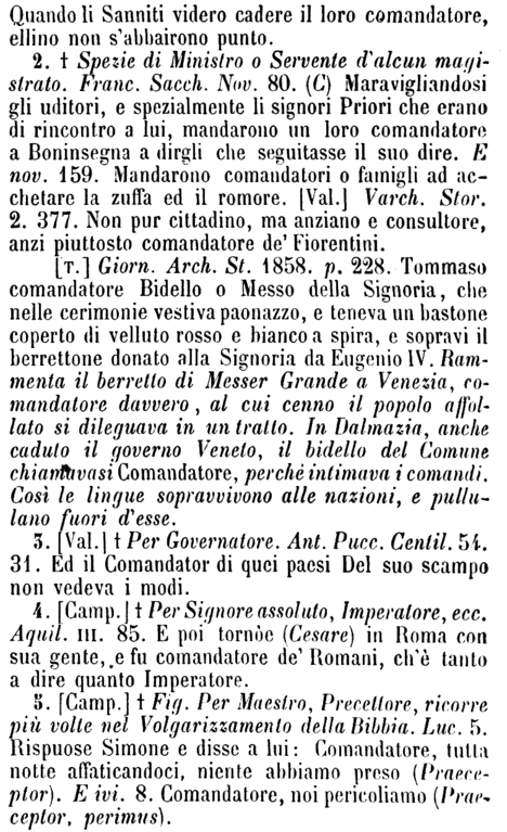 comandatore