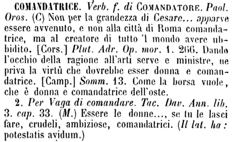 comandatrice