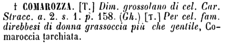 comarozza