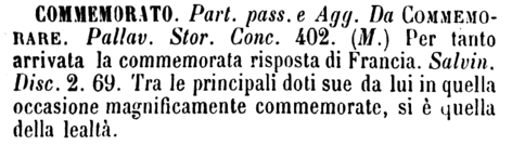 commemorato