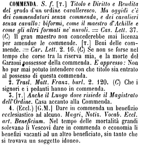 commenda