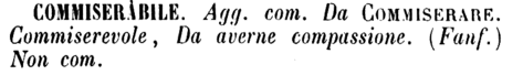 commiserabile