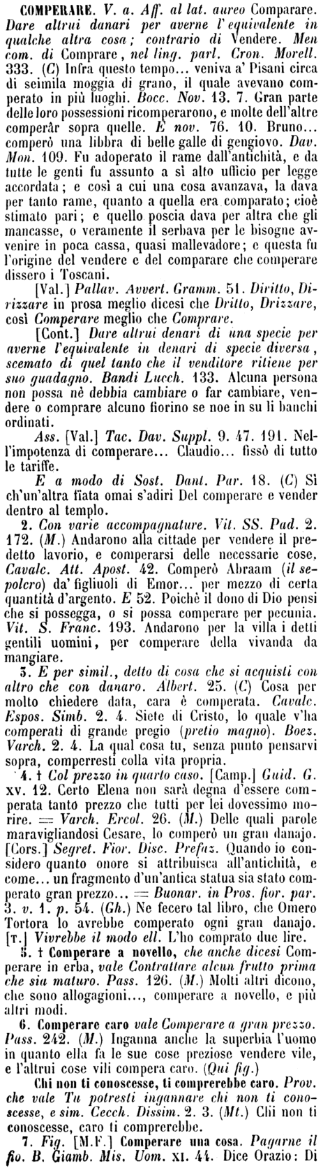 comperare