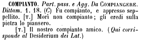 compianto