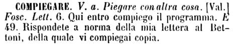 compiegare
