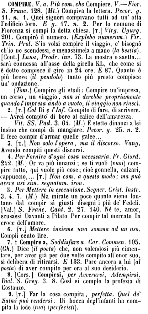 compire