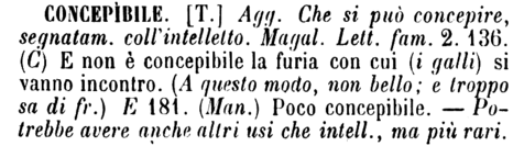 concepibile