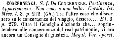 concernenza