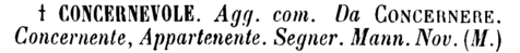 concernevole