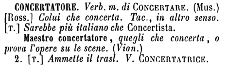 concertatore