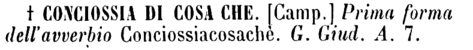 conciossia-di-cosa-che