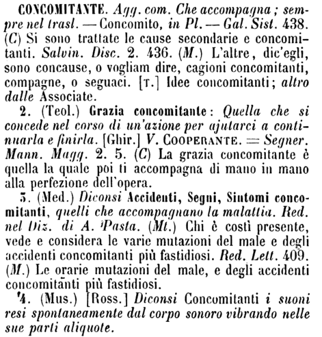 concomitante