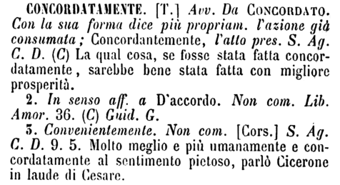 concordatamente