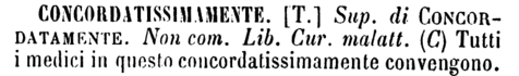 concordatissimamente