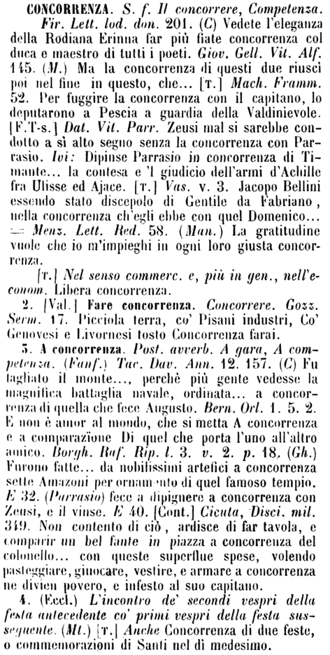 concorrenza