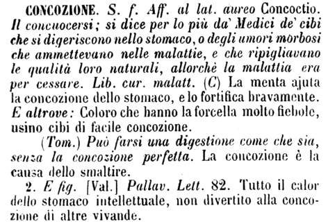 concozione