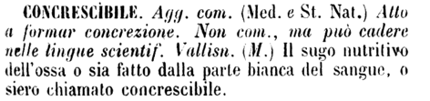 concrescibile