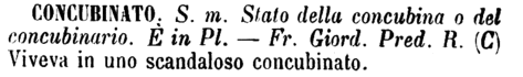 concubinato